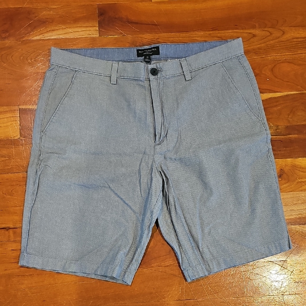 Banana Republic Gray Flat Front Shorts